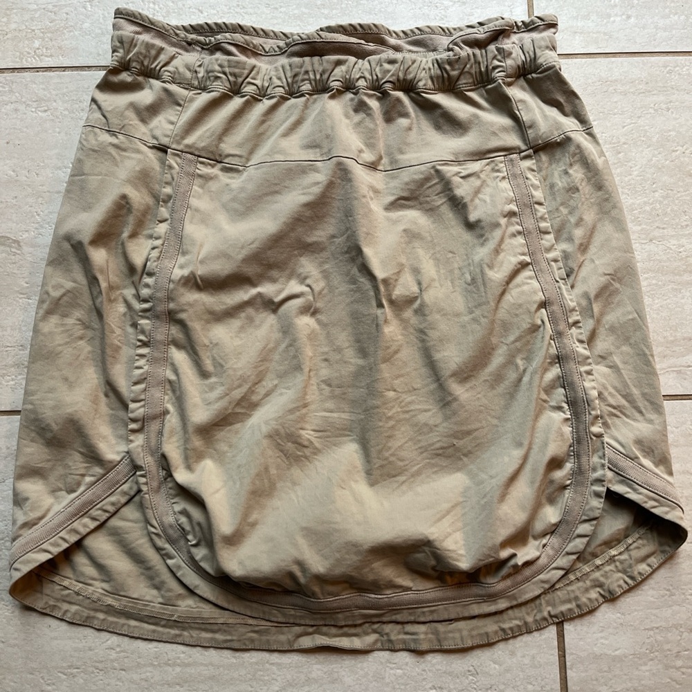 See by Chloé Utility Cargo Mini Skirt Tan Cotton sz 10 gorpcore streetwear
